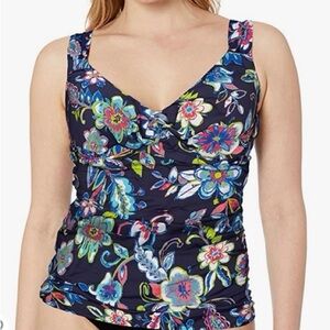 Anne Cole Floral Swim Top